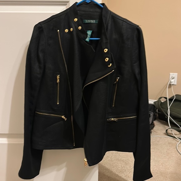 Lauren Ralph Lauren Jackets & Blazers - ⚡️NWT⚡️ Lauren Ralph Lauren Linen Moto Jacket
